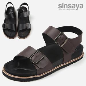 [신사야]신사야 블랙아웃솔 버클 남성샌들 SSY1786