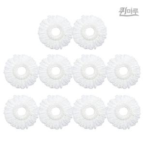 퀸마루 페달청소기전용 극세사걸레 10장 물걸레 밀대