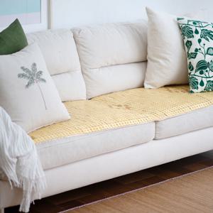 [베누지오] 대나무돗자리 대자리 쇼파패드 다이아 55x235