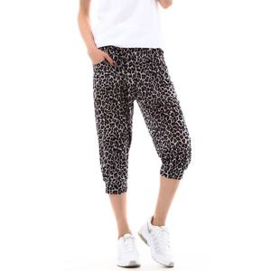 빅토 여자 아이스팬츠 아이스쿨바지 배기 호피그레이