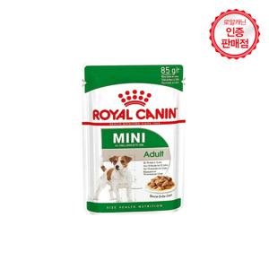 [로얄캐닌] 강아지사료 미니 어덜트 파우치 85g