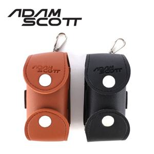 [제이투엠골프]아담스콧 프리미엄 레더스타일 투볼주머니