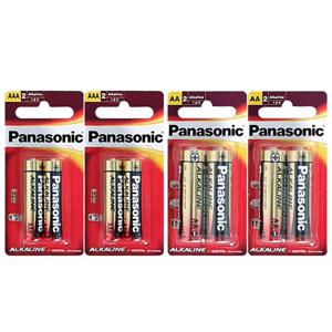 파나소닉 알카라인 일회용건전지 AA AAA 카드형 4알