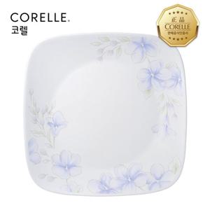 코렐 보라꽃 사각접시대