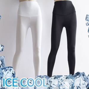 임산부 아이스 쿨링 롱 레깅스 여름 냉감스판 쫄바지