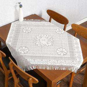 [비투비월드]프렌치 레이스 테이블보(해바라기) (100X100cm)