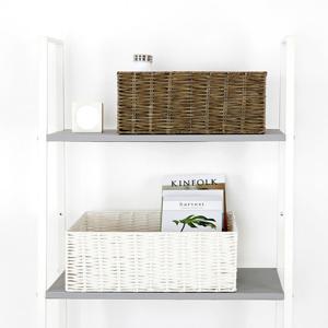 [홈앤하우스]라탄 패턴 사각 바스켓 (대+중)세트