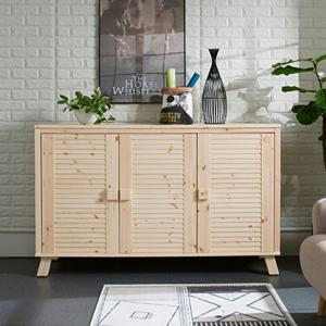 N3 소나무 원목 1500 와이드수납장