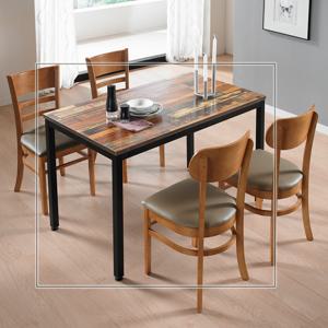 P329빈티지600 철제 4인 식탁