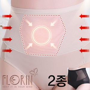 EX[플로린]더블압박 보정 거들형 노라인 헴팬티 FWP110_2(2종)