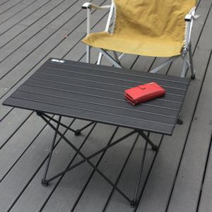 이드나인 블랙 경량 미니멀 캠핑 알루미늄롤테이블 특대형