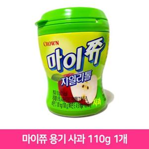 NCM 크라운 마이쮸 용기 사과 110g 1개 사무실 간식