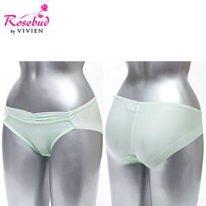 [로즈버드BY비비안] 시스루망 셔링 삼각 헴팬티 PT3623P