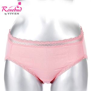 [로즈버드BY비비안] 레이스밴딩 삼각 면팬티 PT3480S
