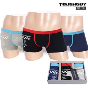 [터프가이] 주니어 7029 드로즈 팬티 사각 남아 주니어팬티 3매입