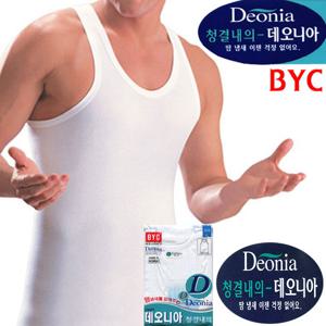 BYC데오니아40수민소매조끼런닝5종BYD7001