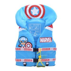 [릴팡]마블 유아동 물놀이 구명조끼 35kg 캡틴아메리카/MV021
