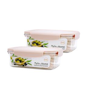 마이리브 BPA FREE 트라이탄 밀폐용기 반찬통 900ml 2P