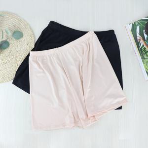 여성 인견 5부 와이드 속바지 여자 학생 쿨 검정