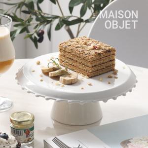 [로얄베일] 구뜨 화이트 23cm 케익플레이트