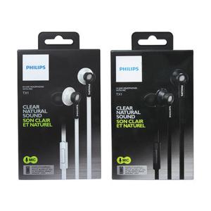 필립스 TX1 유선 이어폰 필립스이어폰 게이밍이어셋 마이크내장