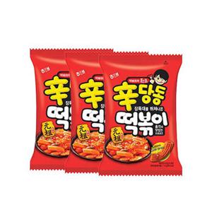 NCM 신당동떡볶이 110g 3개 봉지 과자 맛있는 바삭한