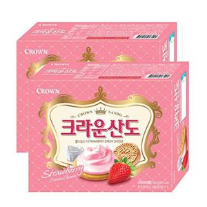 NCM 산도 딸기크림치즈 161g 2개 과자 묶음 간식 모음