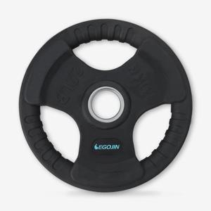 이고진 클럽용 고무 바벨 원판 10kg 1개 51D 역기운동 웨이트