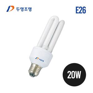 두영 삼파장 형광램프 EL 20W E26 주광색