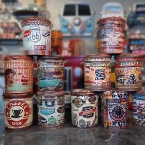 빈티지 드럼통 수납의자 깡통 스툴 큰사이즈 9종