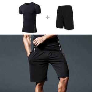NAM 남자 홈웨어 세트 헬스복 반팔 트레이닝 스포츠 상의