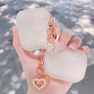 에어팟 1 2세대 프로 시드비즈 실리콘 케이스 진주조개 키링세트