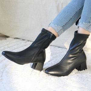 [신꼬가]국내산 여성 빅사이즈 앵글 부츠 225-265mm