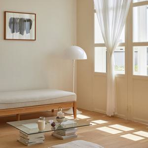 호텔룸 화이트 쉬폰커튼-민자(1호)