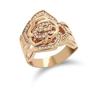 [갤러리민] 빅장미큐빅반지/드롭/체인반지/링반지/여성반지