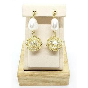 골든 볼 핸드메이드 귀걸이/큐빅/드롭/여성귀걸이/체인