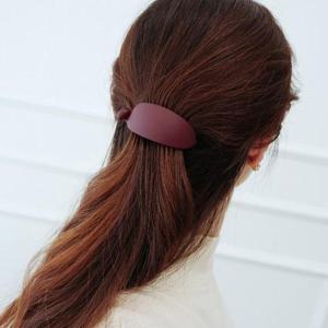 [리본크림] 짱짱한 뮤트 무광 반머리 집게핀_바나나핀 5color