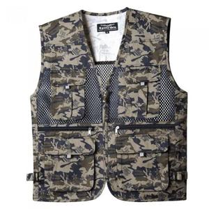 [경신] KSK 72 작업 망사 브이넥 밀리터리 얼룩이 단체조끼