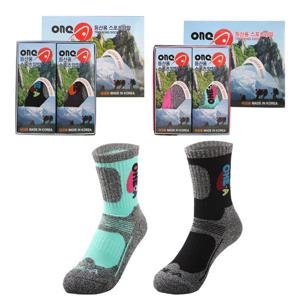 국내생산 등산양말 2족 선물세트 ATB100 쿨론 연사