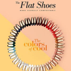 [블루피오레] 컬러스 오브 리본 플랫슈즈 BFS1049