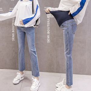 임부복 소프트워싱진 외출 임산부 데님 청바지 팬츠