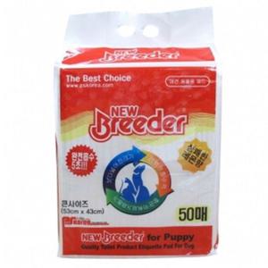 PSB 애견 배변패드 뉴 브리더패드 50매 1개 강아지배변패드 소변