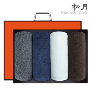 [송월타올]블랑 190g 30수 4매입 선물세트(박스포장+쇼핑백)