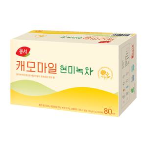 동서 캐모마일 현미녹차 80T