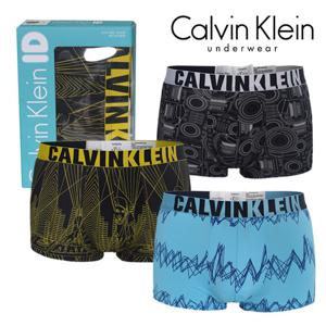 CK 남성 ID 로우 라이즈 트렁크 팬티 3종택1 NU8696