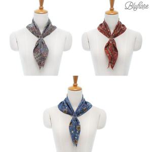 [블루피오레] 오리엔탈 플라워 삼각 스카프 AF3721