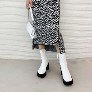 [블루피오레] 가보시 굽 데일리 앵클부츠 BFS1075