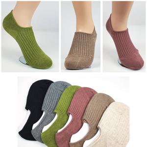 국내제조 여성 실리콘 면 골지덧신/페이크삭스/니트덧신