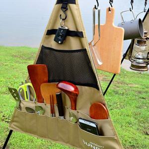 [캠핑문]캠핑 오거나이저 수납포켓 인디언행어용(C)