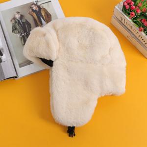 [비투비월드]풍성한 귀달이 군밤모자(아이보리)/ 방한 트루퍼햇